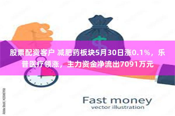 股票配资客户 减肥药板块5月30日涨0.1%，乐普医疗领涨，主力资金净流出7091万元