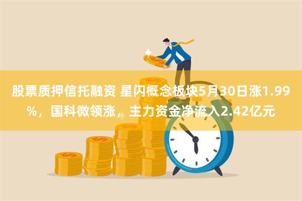 股票质押信托融资 星闪概念板块5月30日涨1.99%，国科微领涨，主力资金净流入2.42亿元